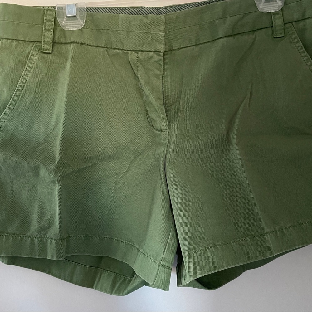 J. Crew Women's Shorts in Olive Green